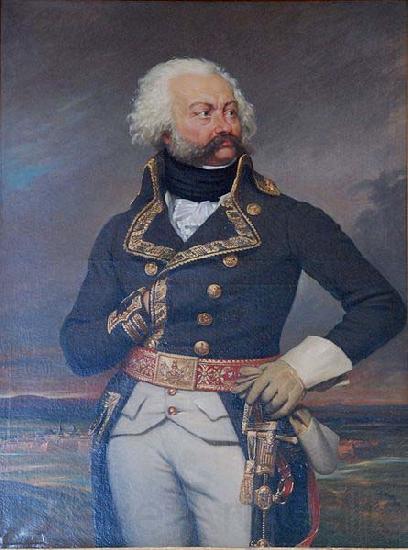 Joseph-Desire Court Adam-Philipe, comte de Custine, general-in-chief of the army of the Rhine in 1792 Germany oil painting art